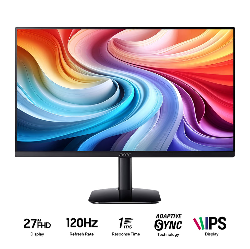 Acer KA272 G0Bbi 27" FHD (1920x1080) IPS 120Hz 1Ms VRB Adaptive Sync (Black)