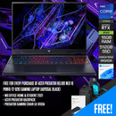 Acer Predator Helios Neo 16 PHN16-72-70SF OPI Gaming Laptop (Abyssal Black) | 16" WQXGA 2560x1600 IPS 180Hz | i7-14700HX | 16GB RAM | 512GB SSD | RTX 4060 | Windows 11 Home + MS Office H&S 2021 + Acer Predator Backpack+ Predator Gaming Chair LK-8103A