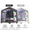 Aigo Apollo A275 Panoramic Glass M-ATX PC Case (Black, White)