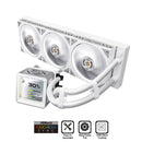 ASRock Steel Legend 360 LCD AIO Liquid Cooler (White)