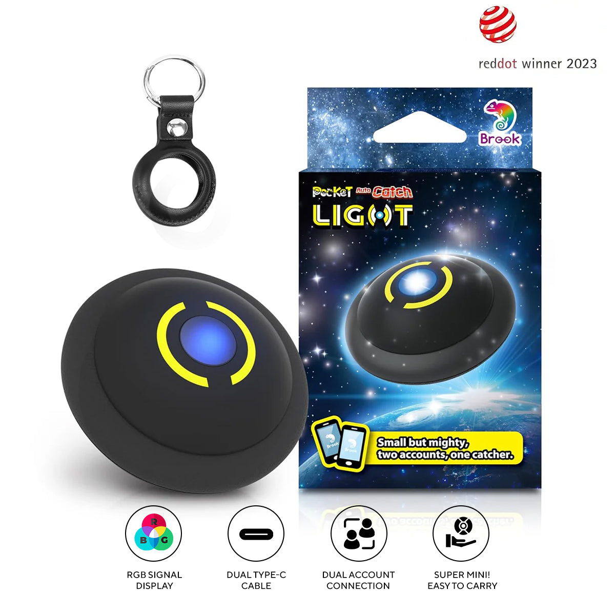 Brook Pocket Auto Catch - Light (Black) (FM00011094)