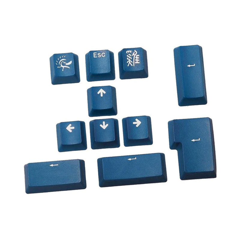 Ducky 11-Key PBT Doubleshot Color Keycap Set (Sea Blue) (DKSA11-USPDBNWO1)