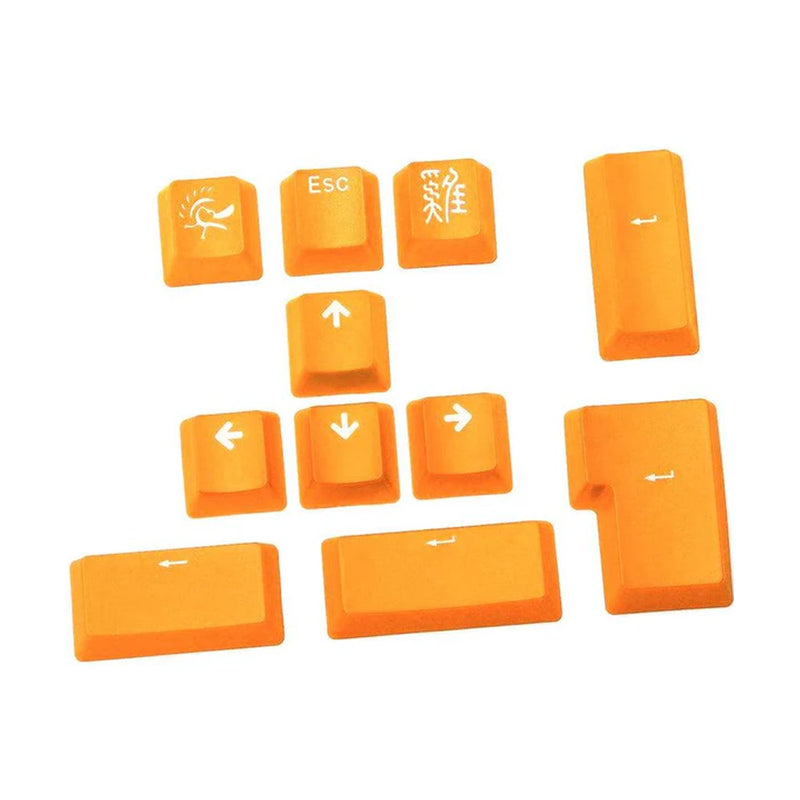 Ducky 11-Key PBT Doubleshot Color Keycap Set (Lemon Yellow) (DKSA11-USPDYNWO1)