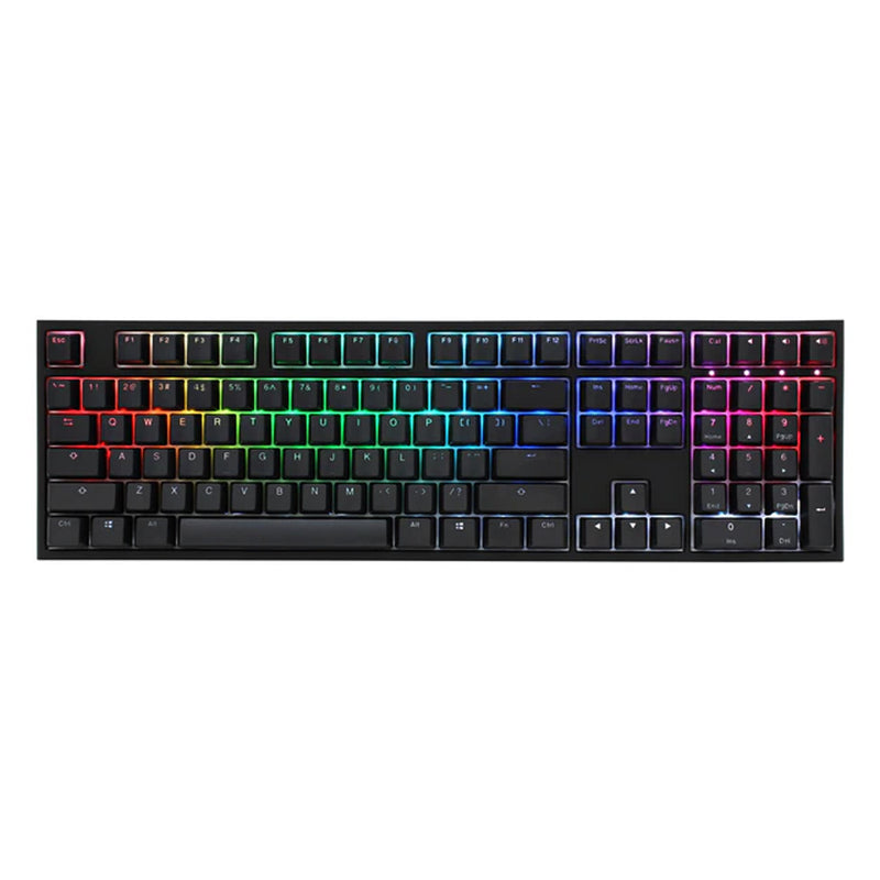 Ducky One 2 RGB LED Double Shot PBT Mechanical Keyboard Cherry MX Blue (DKON1808ST-CUSPDAZT1)