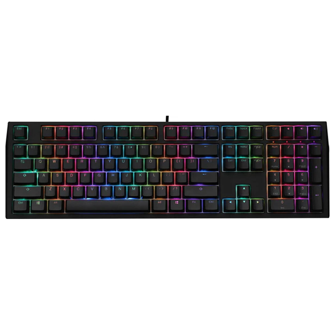 Ducky Shine 7 Blackout RGB LED Double Shot PBT Mechanical Keyboard Cherry RGB Red (DKSH1808ST-RUSPDAAT1)