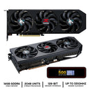 PowerColor Hellhound AMD Radeon RX 9060 XT 16GB GDDR6 Graphics Card (RX9060XT 16G-L/OC)