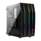 Aerocool Klaw-G-BK-V1 Tempered Glass RGB Mid-Tower Case (Black)