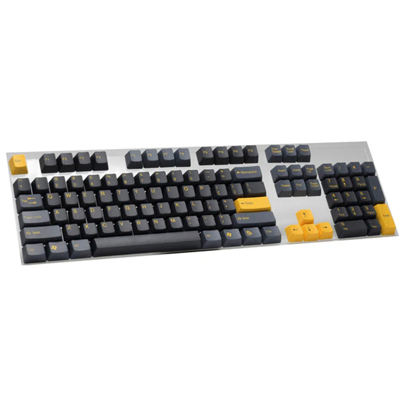 Taihao Double Shot ABS Keycaps Set For Cherry MX Switch (104-Keys) (Batman) (Blk/Dark Gray/Yellow) (C01BK303)