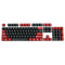 Taihao Double Shot ABS Keycaps Set For Cherry MX Switch (104-Keys) (Black/Red) (C01BK201)