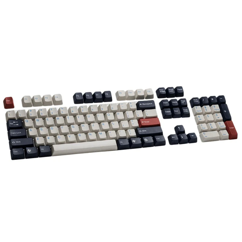 Taihao Double Shot ABS Keycaps Set for Cherry MX Switch (104-Keys) (England Blue) (C01WP303)