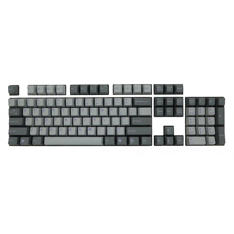 Taihao Double Shot PBT Keycaps Set For Cherry MX Switch (104-Keys) (Dark Grey/Light Grey) (C02GY202)