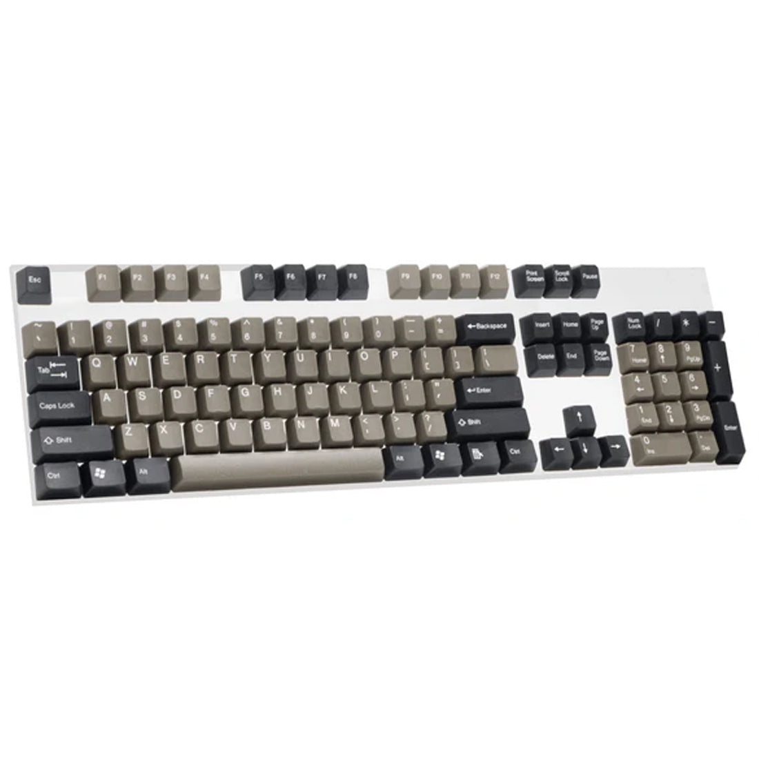 Taihao Double Shot ABS Keycaps Set For Cherry MX Switch (104-Keys) (DOLCH B) (Black/Dark Green) (C01GA201)
