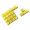 Taihao Rubber Double Shot Backlit Gaming Keycaps Set For Cherry MX Switch Type (22-Keys) (Neon Zinc Yellow)