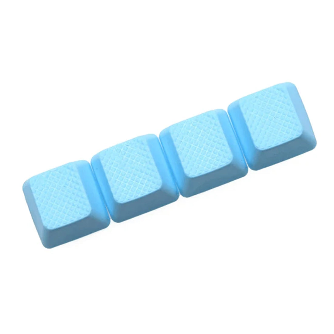 Taihao Rubber Double Shot Backlit Gaming ZXCV Keycaps Set (4-Keys) (Neon Blue)