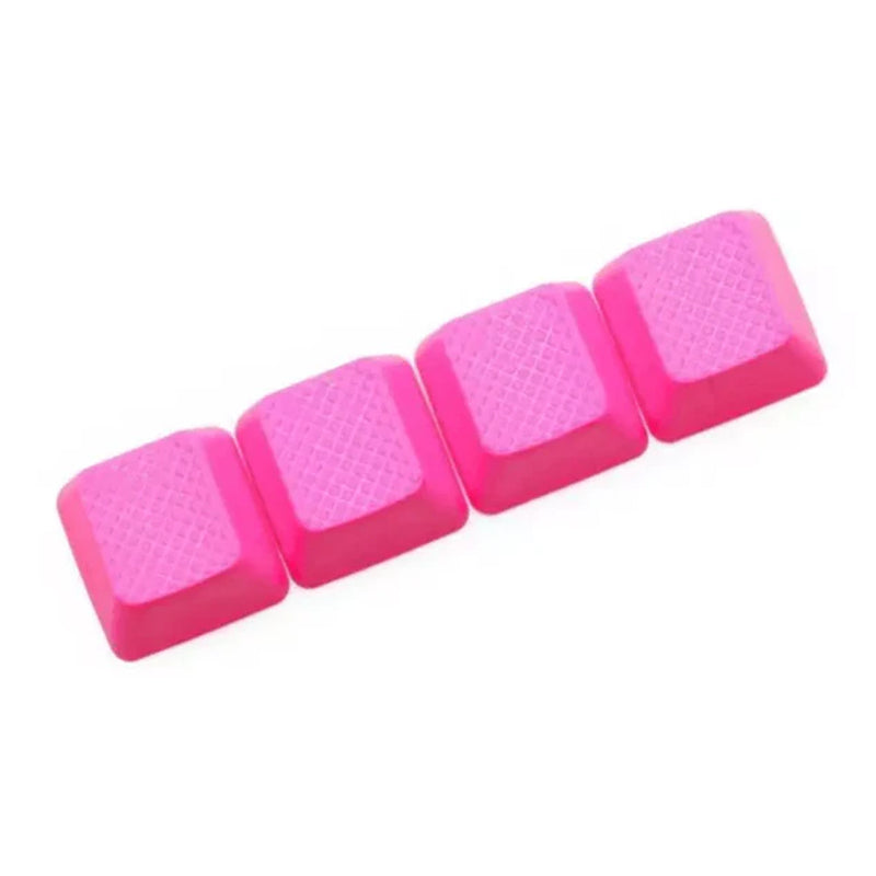 Taihao Rubber Double Shot Backlit Gaming ZXCV Keycaps Set (4-Keys) (Neon Pink)