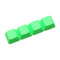 Taihao Rubber Double Shot Backlit Gaming ZXCV Keycaps Set (4-Keys) (Neon Green)