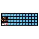 Taihao Rubber Double Shot Backlit Gaming Keycaps Set For Cherry MX Switch Type (42-Keys) (Neon Blue)