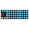 Taihao Rubber Double Shot Backlit Gaming Keycaps Set For Cherry MX Switch Type (42-Keys) (Neon Blue)