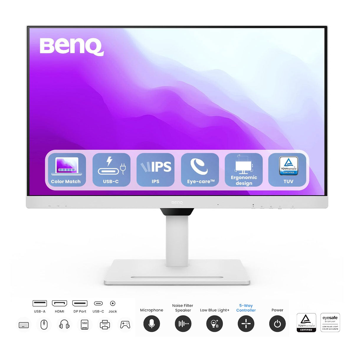 BenQ GW2790QT CM 27" 75Hz IPS QHD 5ms (2560x1440) Eye-Care Monitor w/ LED Backlight