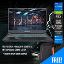 Gigabyte G5 MF5-G2PH383SH Gaming Laptop | 15.6" FHD (1920X1080) | 144HZ | i7-12650H | 8GB Ram | 512GB | RTX 4050 | Windows 11 Home | Gigabyte GBP57S Gaming Backpack