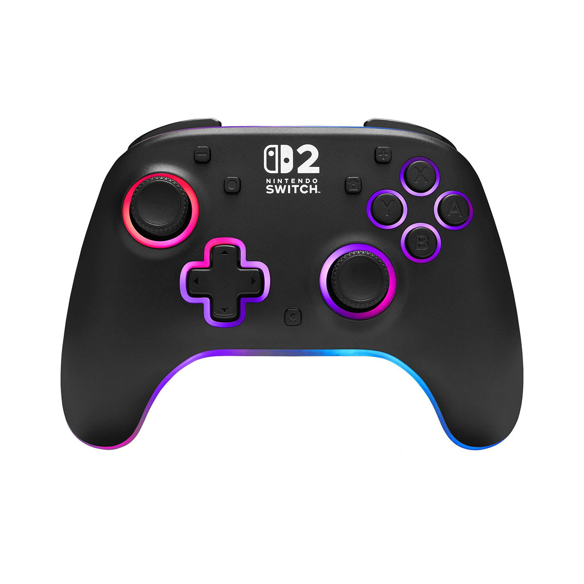 PowerA Advantage Wireless Controller for Nintendo Switch 2 with Lumectra - Black (NSGP0632-01C)