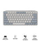 Keychron B1 Pro Ultra-Slim Compact Wireless Mechanical Keyboard (Retro Blue) (B1P-K11)