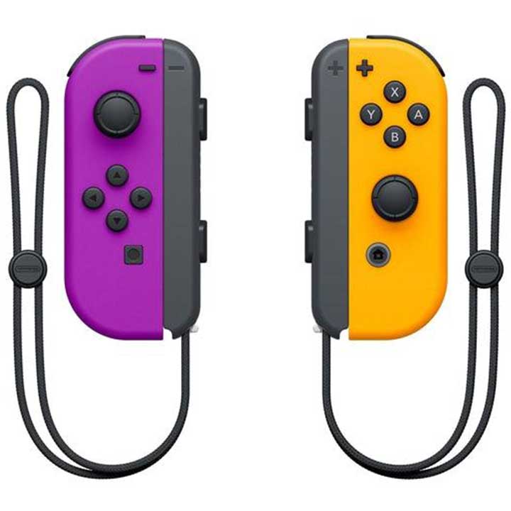 NSW Joy-Con Left/Right Controller Neon Purple/Neon Orange (Kor)