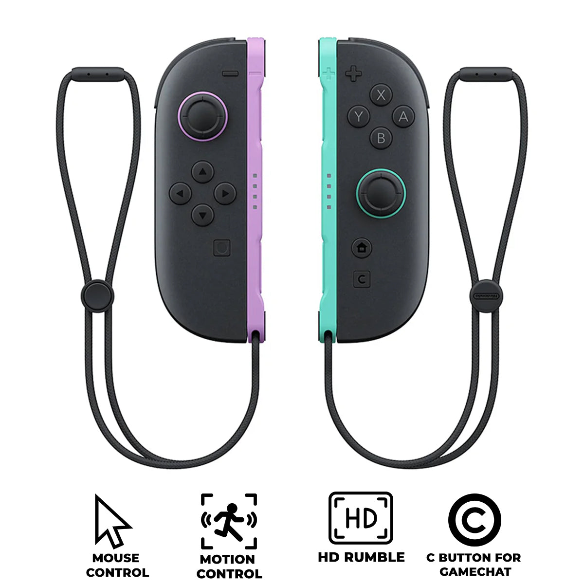 Nintendo Switch 2 Joy-Con 2 (L) / (R) Light Purple / Light Green | DataBlitz