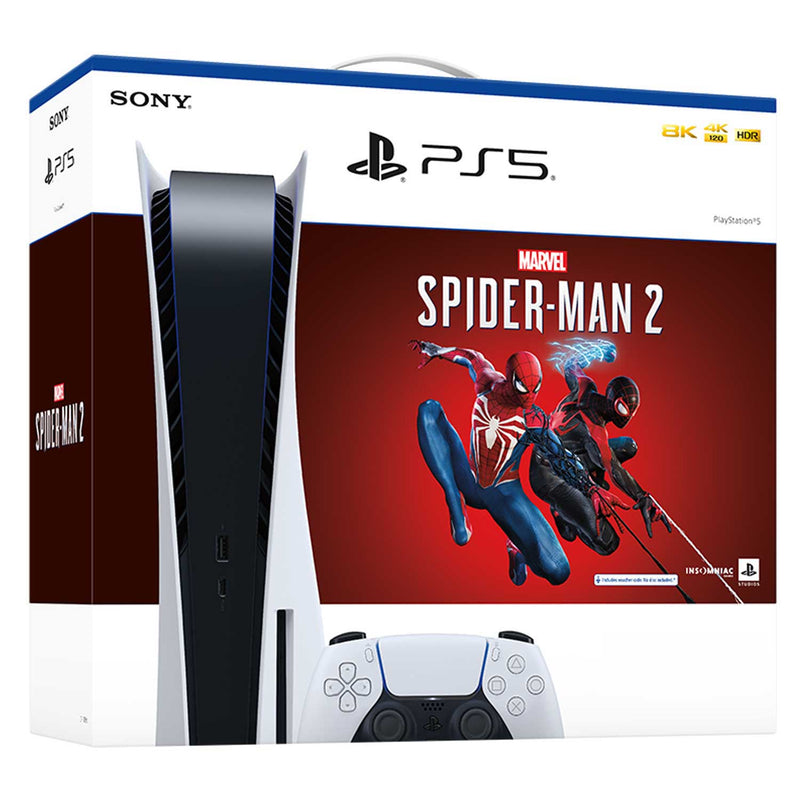 Sony Playstation PS5 Console Marvel Spider-Man 2 Standard Edition Bundle