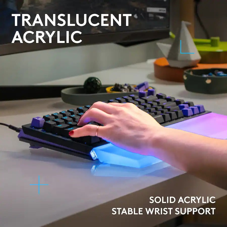 Logitech G512 X 75 Laser-etched Translucent Acrylic Palm Rest