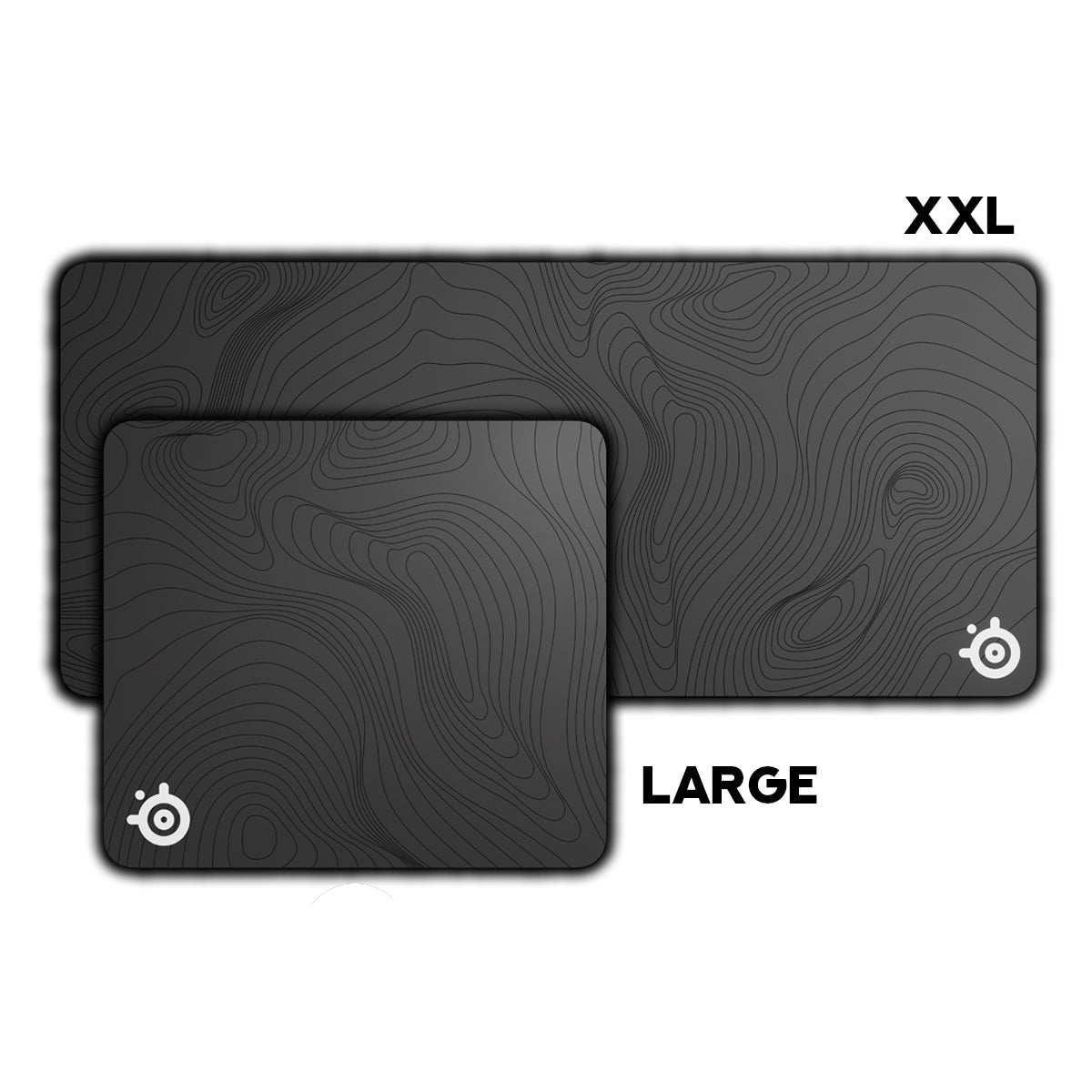 Steelseries QCK Cloth Mousepad (Topographic) (L, XXL) (63473, 63471)