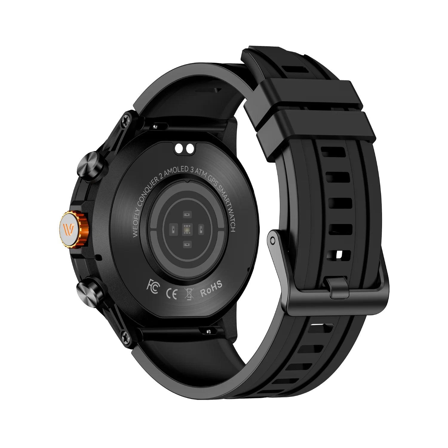 Weofly Conquer 2 Smartwatch (Black, Silver)