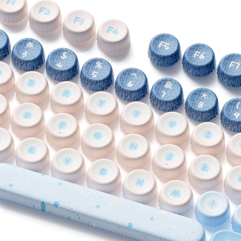 Akko Apple Wave BottleCap Keycap Set BottleCap Profile 131 Keys