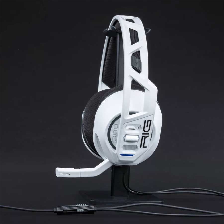 Nacon RIG 300 Pro HS Gaming Headset for PS5/ PS4/ Xbox/ PC/ Mobile (White) (RIG300PROHSW)
