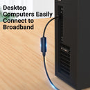 Vention USB 2.0 Ethernet Adapter - USB-A + RJ45 - 0.15M (CEGBB)