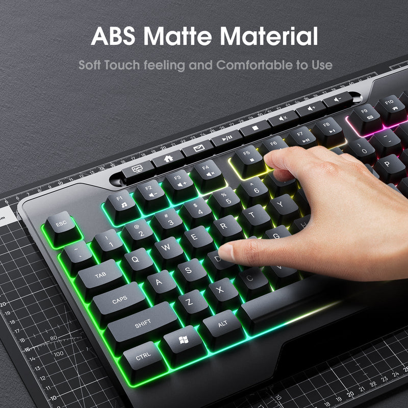 Onikuma G32 Matte Black Wired Gaming Keyboard