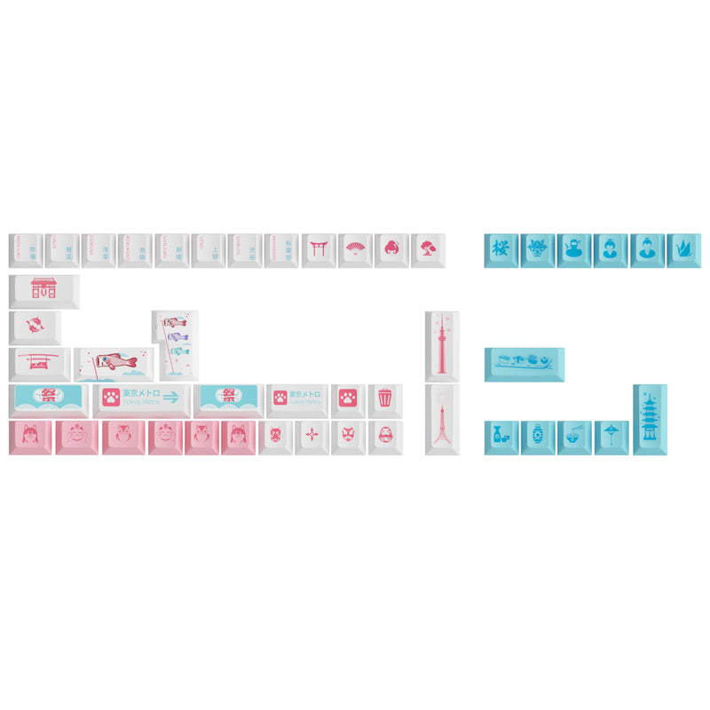 Akko World Tour Tokyo R2 SE Keycap Set 185 Keys