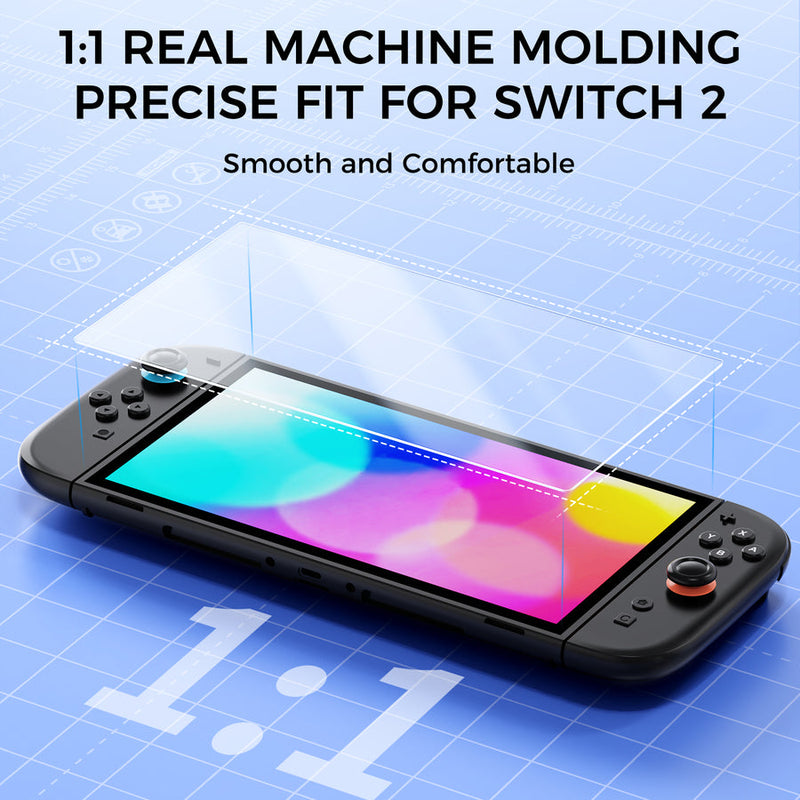 IINE Anti-Blue Light Tempered Glass with Dust-Removal Box for Nintendo Switch 2 (L1078)