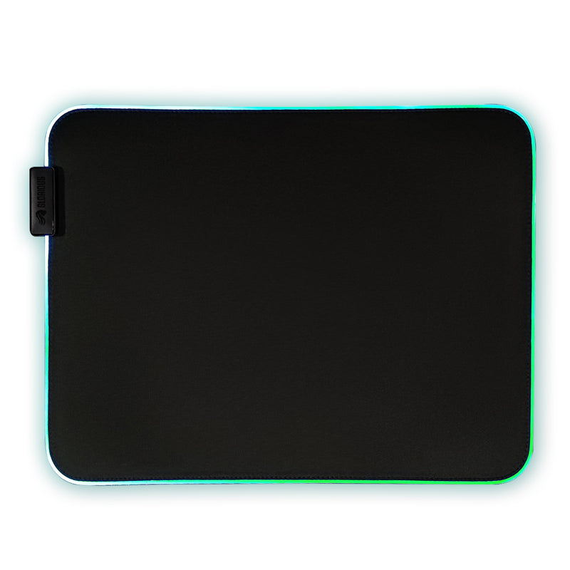 Glorious GMP 2 GLED RGB Cloth Gaming Mousepad - Black (XL, XXL, 3XL, Large Extended, XL Extended)