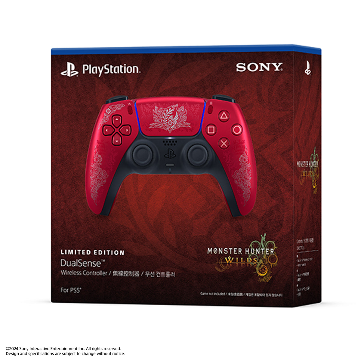 PS5 Dualsense Wireless Controller Monster Hunter Wilds Limited Edition (Asian) (CFI-ZCT1G Z5)
