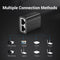 Vention RJ45 PVC Type Splitter Adapter (Black) (IPTB0)
