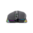 Aula Wind F805 Rainbow Backlit 7-Key Ergonomic Wired Optical Gaming Mouse (Black)