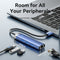 Vention 5-in-1 USB 3.0 Hub - USB-A to USB 3.0 x 3 + RJ45 + USB-C