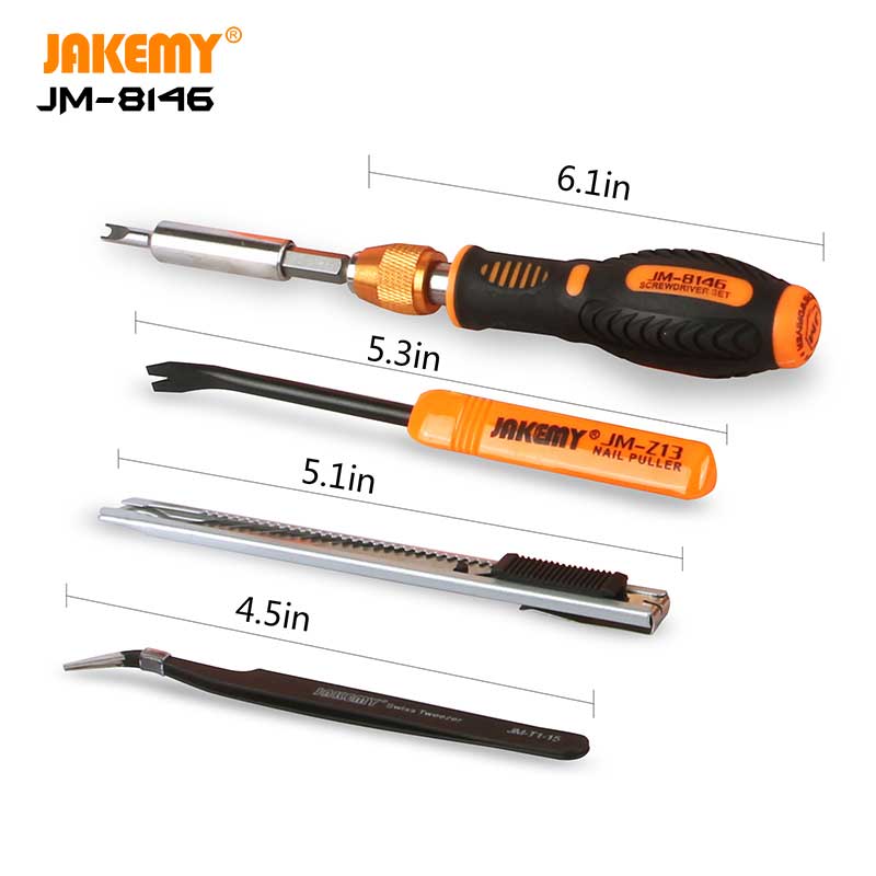 Jakemy 47-in-1 Household DIY Maintenance Toolkit