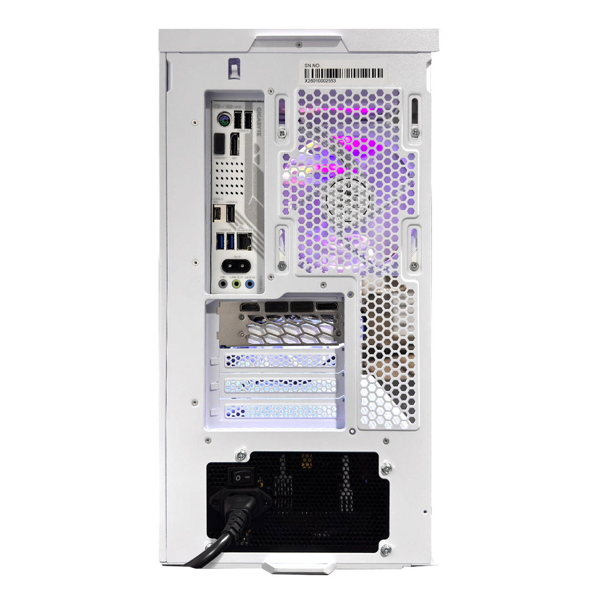 Optima Silver Alloy White Desktop Gaming PC