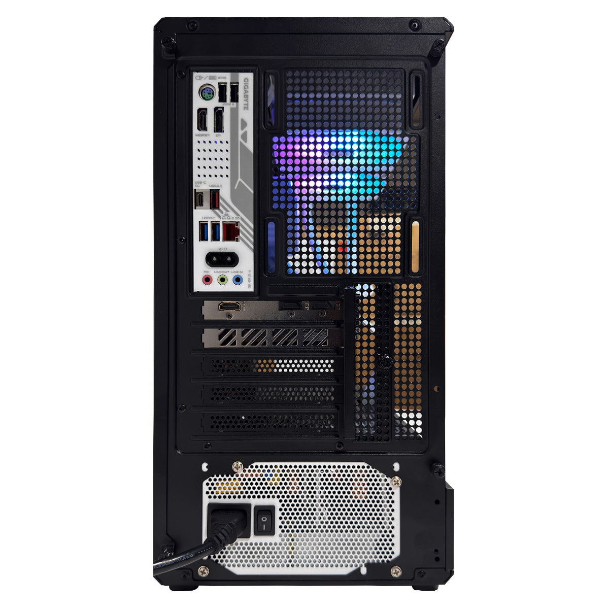 Powered by Gigabyte: Renderix Desktop Gaming PC | AMD Ryzen 7 7700 | 32GB RAM | 500GB SSD | RX 9060 XT | Windows 11 Pro