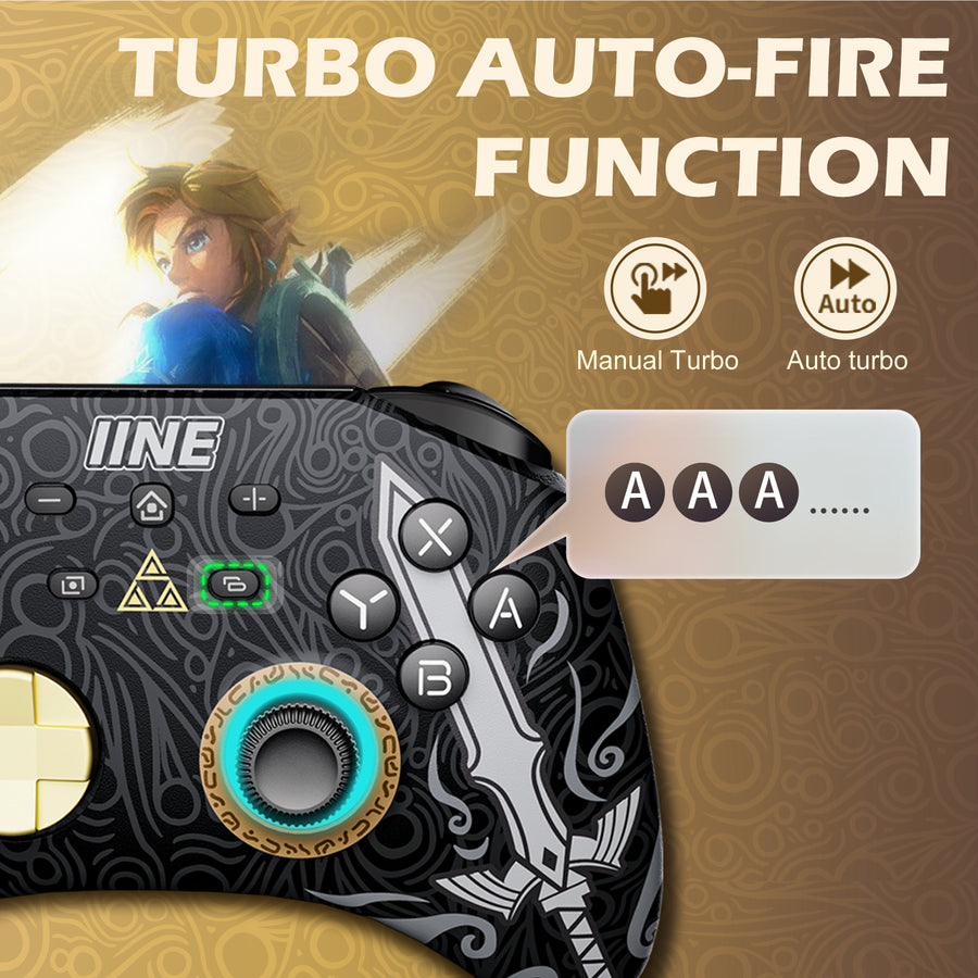 IINE Ares Zelda Wireless Pro Controller For N-Switch (L760) | DataBlitz