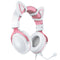 Onikuma X10 Cat Ears Stereo Noise Cancellation Gaming Headset (Pink)