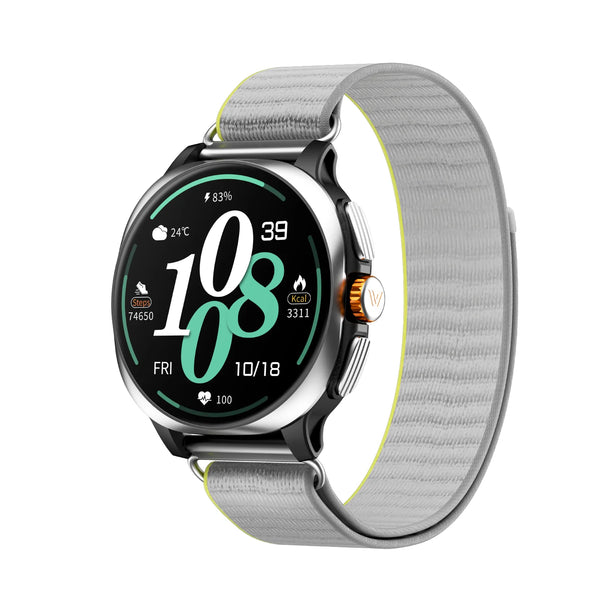 Weofly Vive 2 Smartwatch (Black, Silver) (WFVV708BL, WFVV708SL)