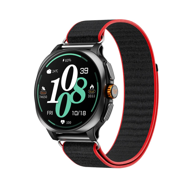 Weofly Vive 2 Smartwatch (Black, Silver) (WFVV708BL, WFVV708SL)